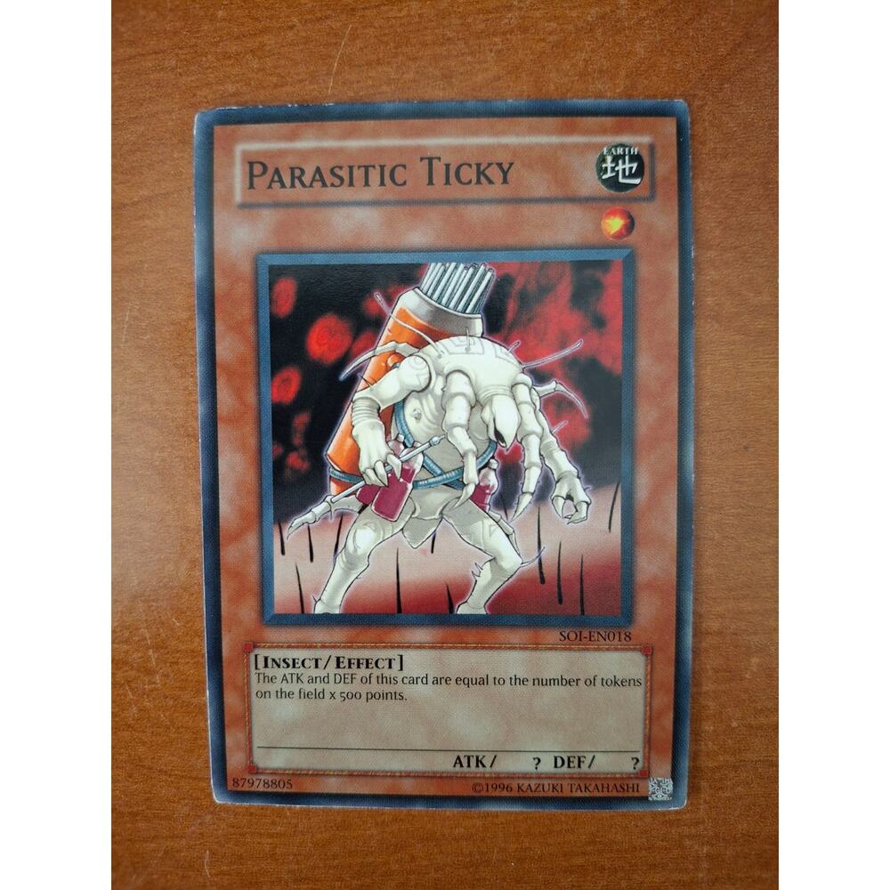 Classic Shadow of Infinity Parasitic Ticky SOI-EN018 Yu-gi-oh Monster Card
